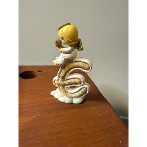 Precious Moments "Enriching" Angel with Teddy Bear Figurine 2002